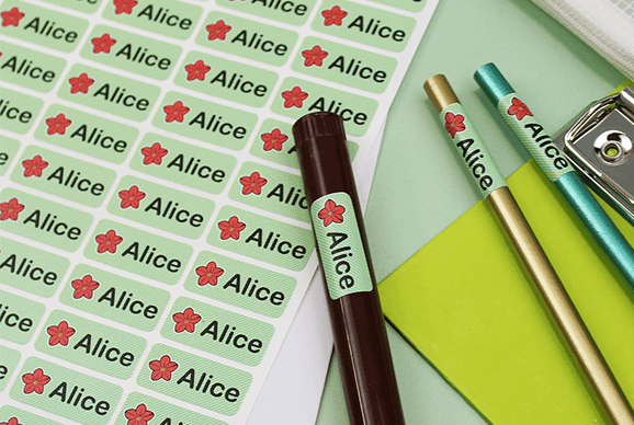 My Nametags Colour Stickers for stationery